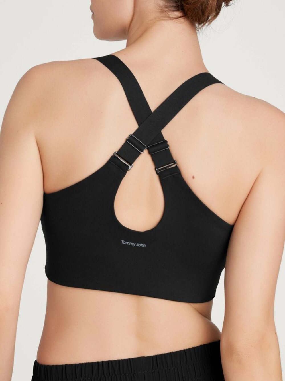 Tommy John 360 Sport Medium Impact Adjustable Sports Bra in Dress Blues Small